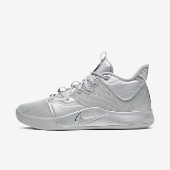 Nike PG 3 NASA - Basketsko - Sølv/Sølv | DK-45760
